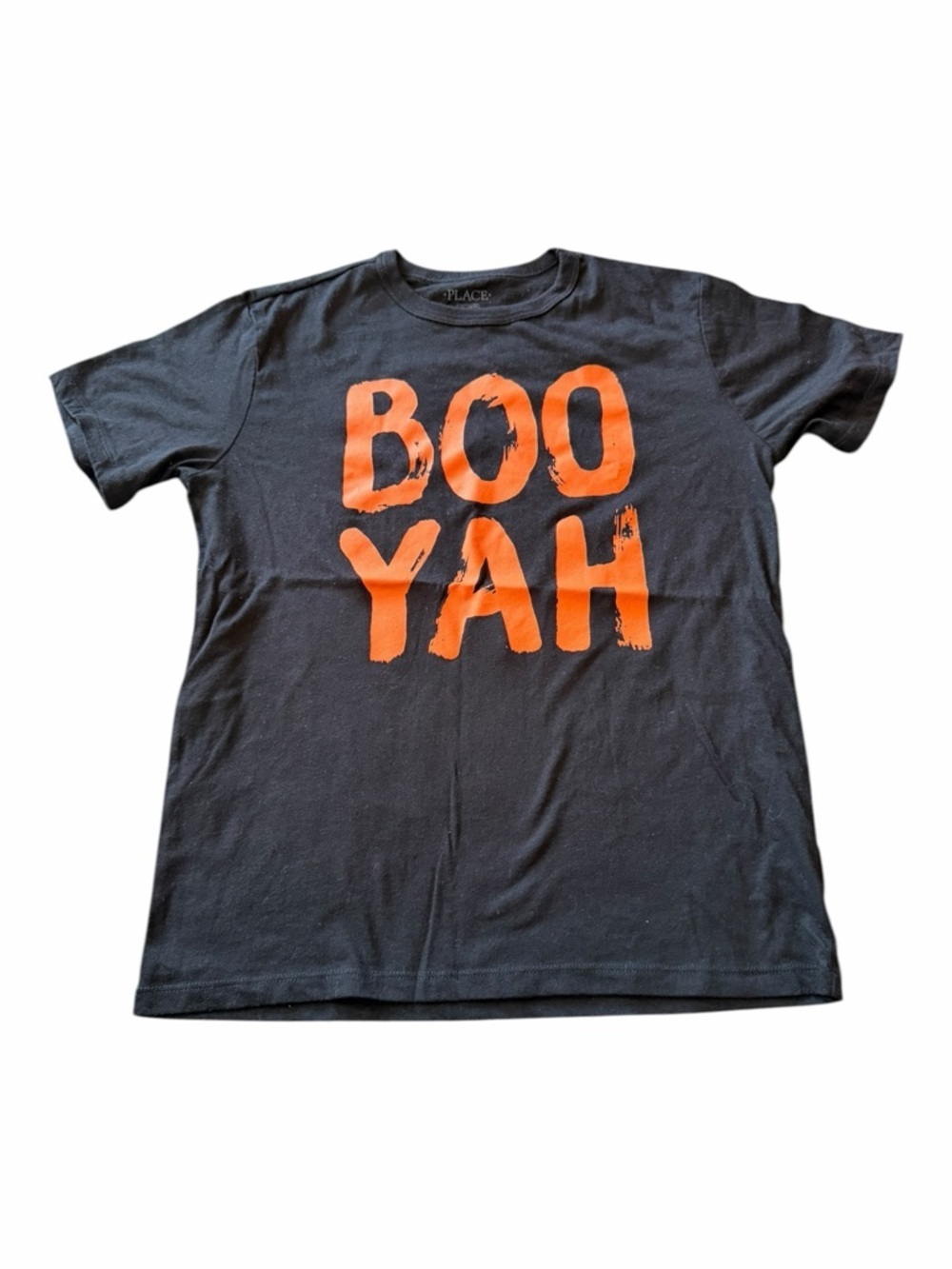 The Children’s Place Black Halloween T Shirt Size 10/12 Boys